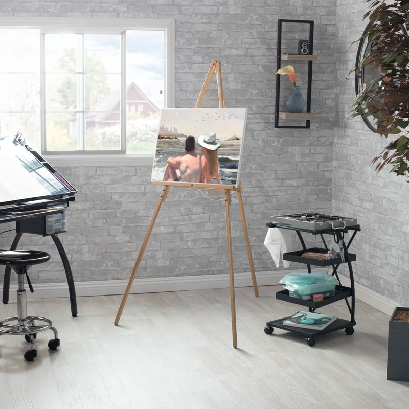 SD STUDIO DESIGNS Studio Designs Wood A-Frame Tripod Display Easel Stand â€“ Adjustable Wooden Art Stand for Canvas, Painting, Signage, Posters, Wedding DÃ©cor & Event Displays, Natural - Image 3
